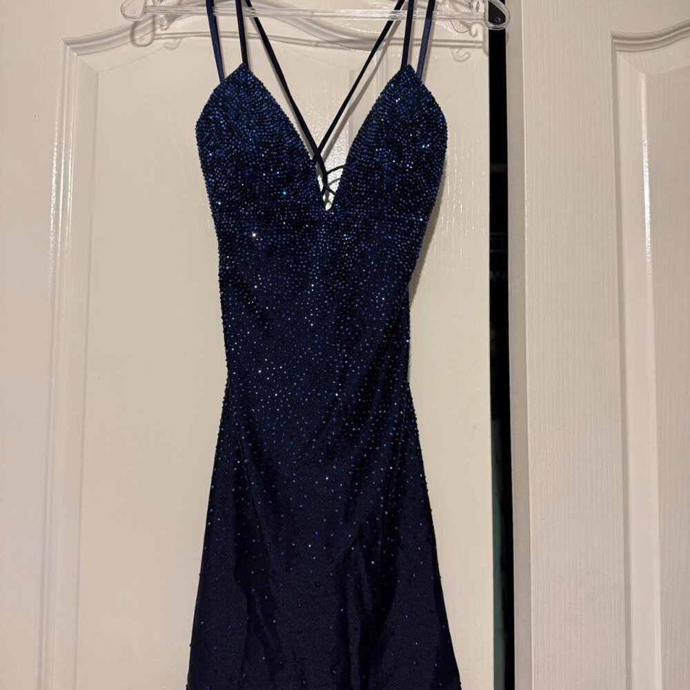 Women's Navy and Blue Dress